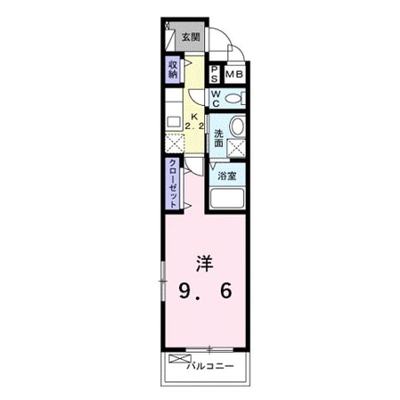 古市駅 徒歩10分 2階の物件間取画像